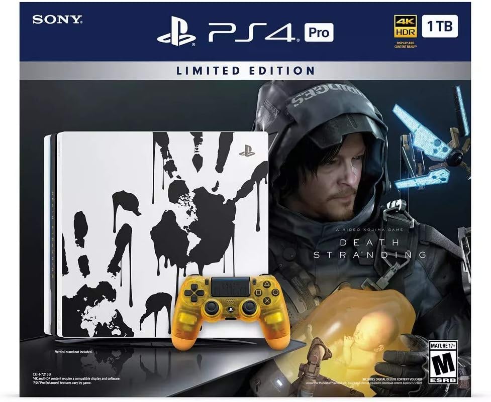 PlayStation 4 Pro 1TB  Death Stranding Limited Edition konzol (PS4 Pro 1TB CUH-7216B) + 1 év garancia - 2