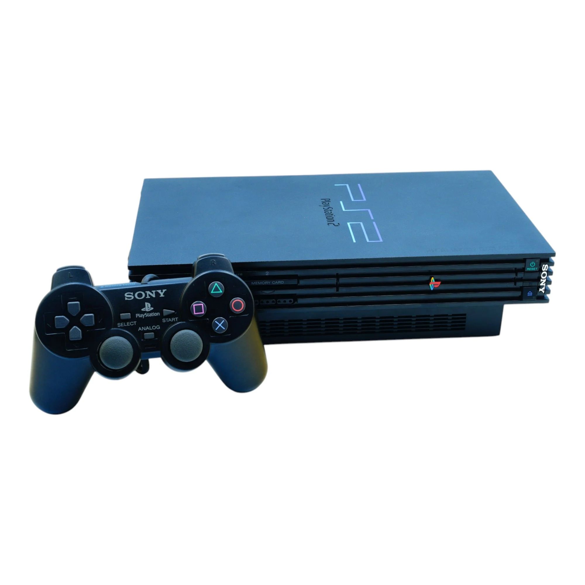 Sony PlayStation 2 Black játékkonzol + 1 év garancia - 3