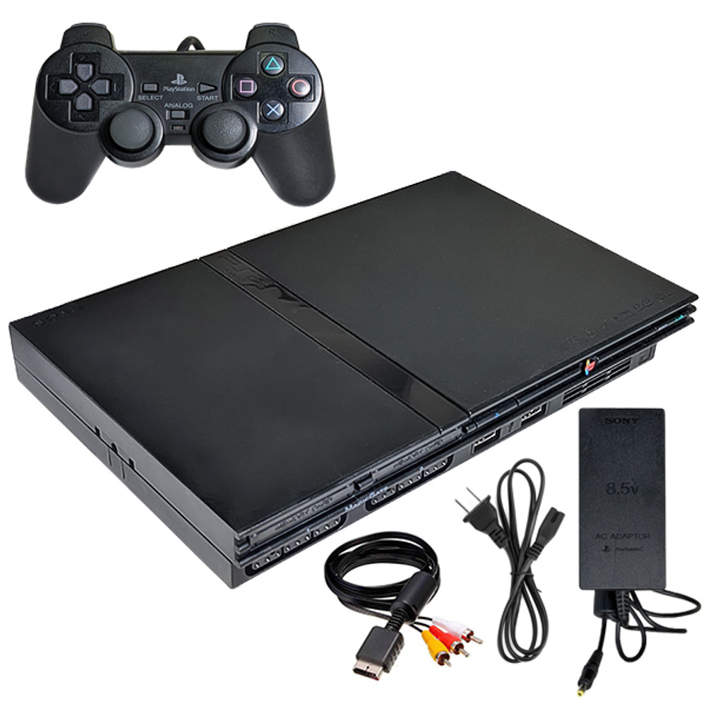 Sony PlayStation 2 Slim (PS2 Slim) játékkonzol + 1 év garancia - 4