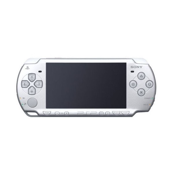 PSP Slim & Lite Ice Silver játékkonzol + 1 év garancia - 2