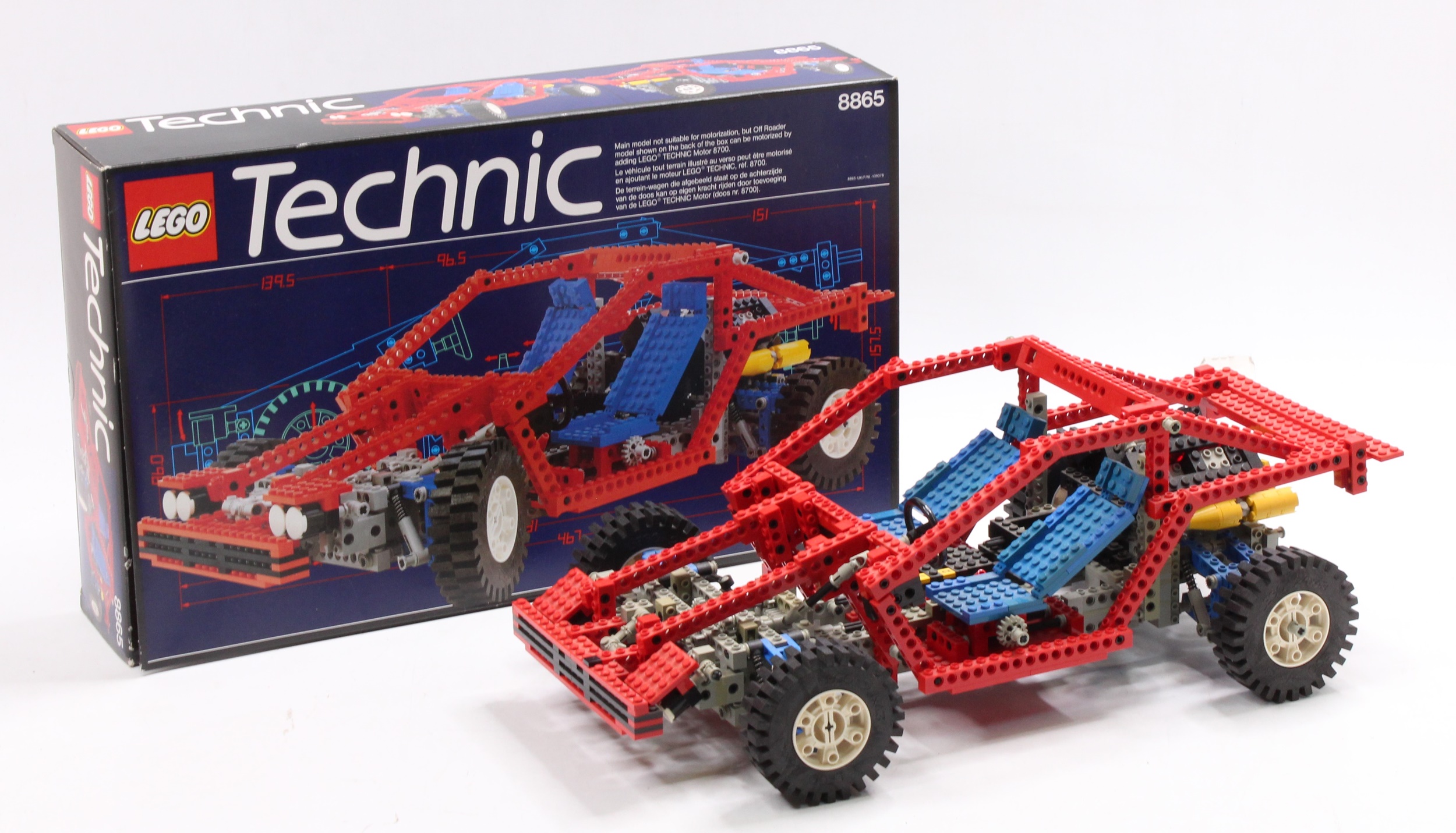 LEGO 8865 - Tesztautó - Test Car gyári dobozában - leírással - 5