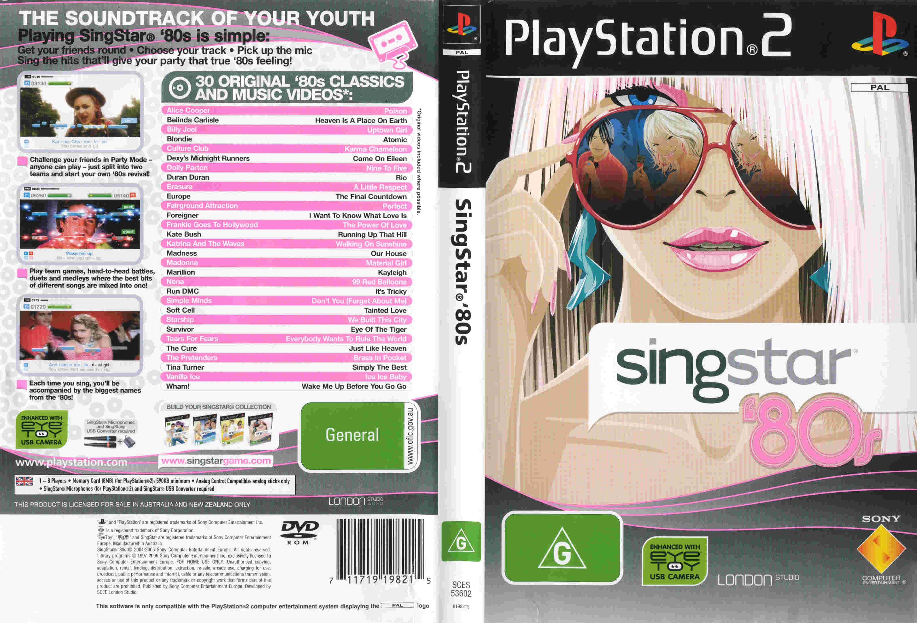 SingStar '80s PS2 - 2