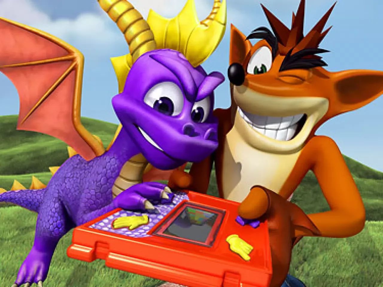 Crash TwinSanity /Spyro Heros Tail - PS2 Demo Game - 2