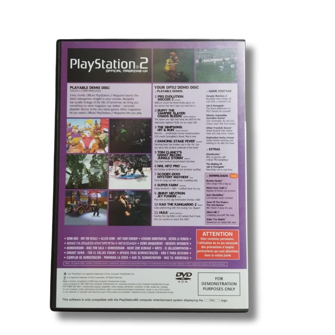 Demo Disc 41 - Playstation 2 Official Magazine UK - PS2 - 2