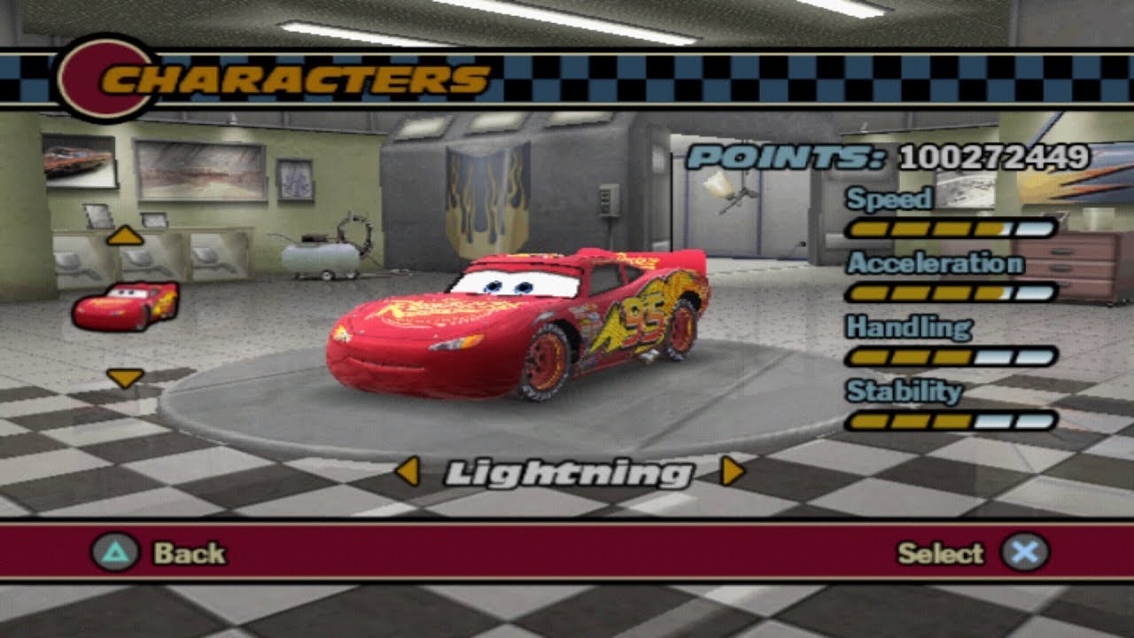 Disney Pixar Cars Platinum - PS2 /borító és kézikönyv nélkül!/ - 2