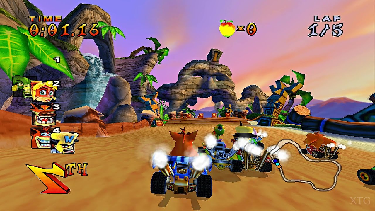 Crash Nitro Kart - PS2 /borító és kézikönyv nélkül!/ - 2