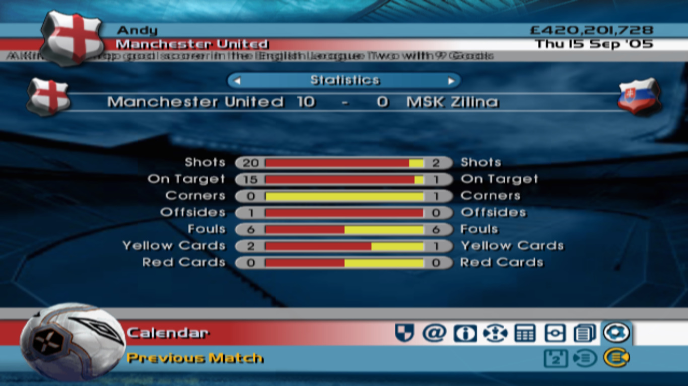 LMA Manager 2005 - PS2 - 3