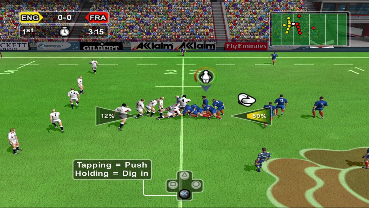 World Championship Rugby - PS2 - 2