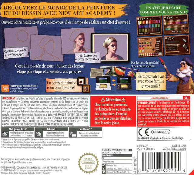 New Art Academy - Nintendo 3DS  - 2
