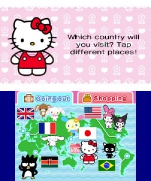 Hello Kitty and Friends Around the World - Nintendo 3DS - 2