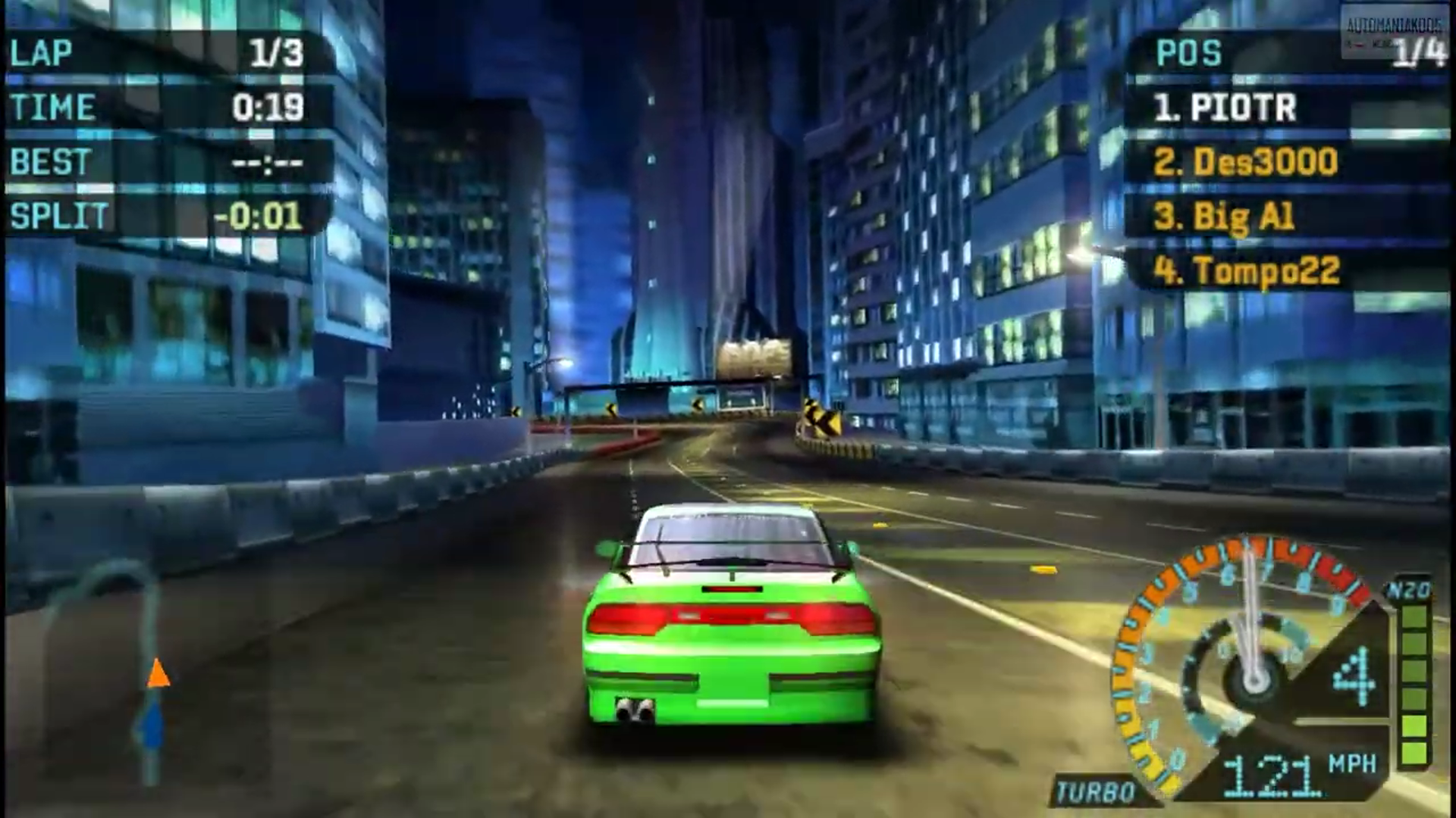 Need for Speed Underground Rivals - PSP /borító nélkül/ - 2
