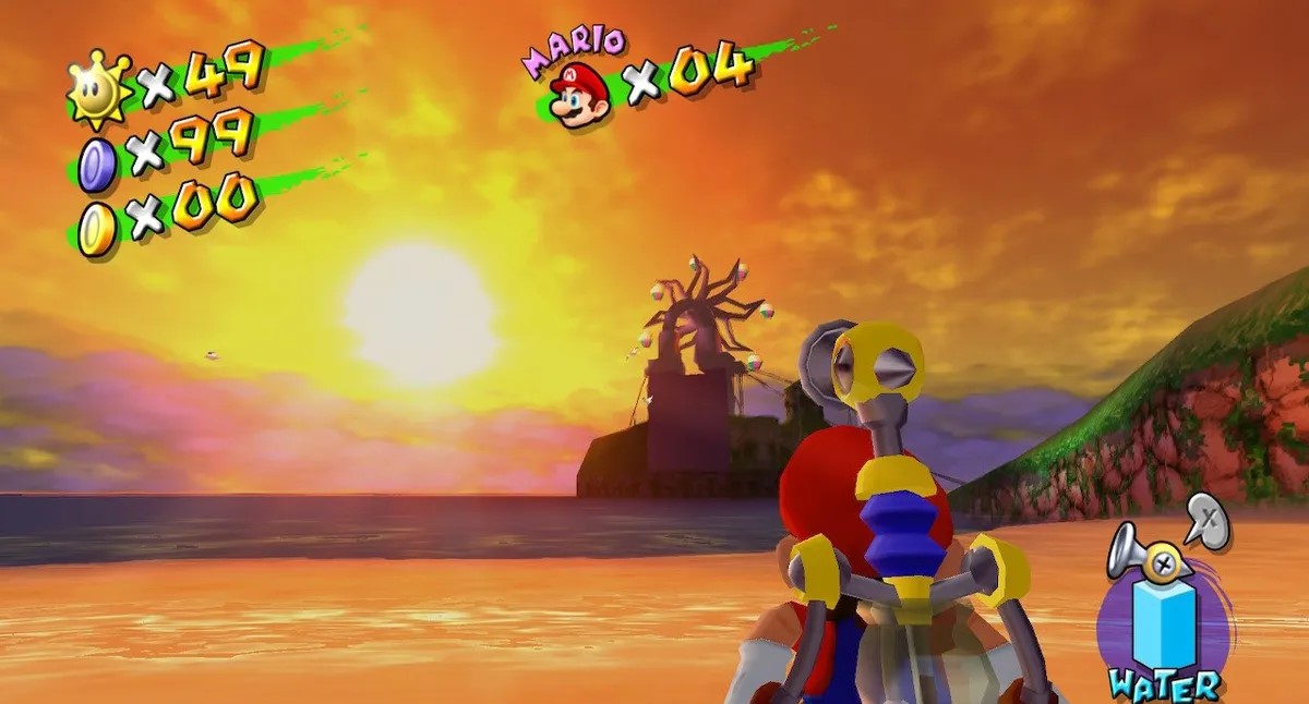 Super Mario Sunshine - Nintendo Gamecube /borító nélkül!/ - 2