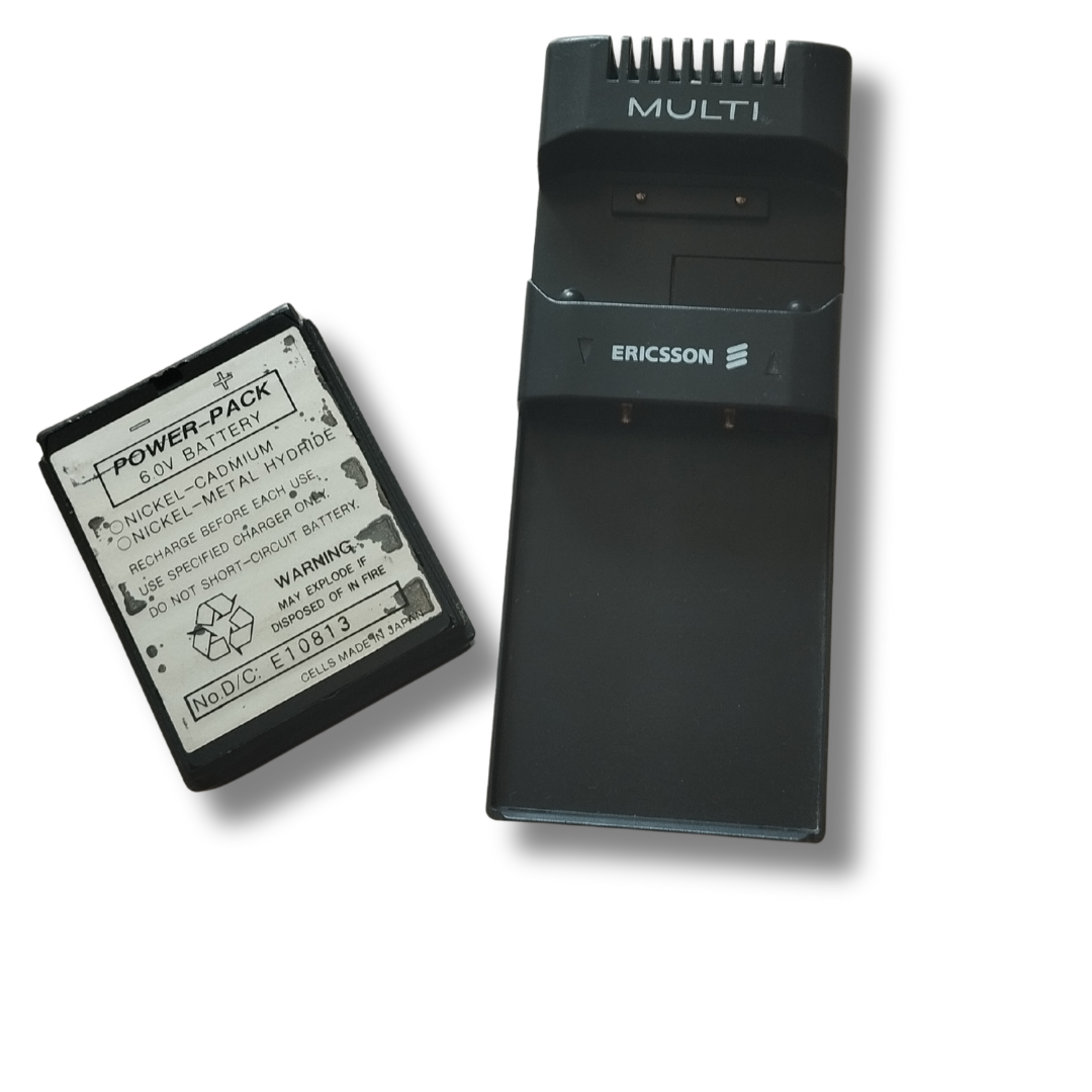 Ericsson 4221 BML 162 065 R2A Multi Charger Adapter Hálózati töltő + Power Pack 6.0 V Battery - 2
