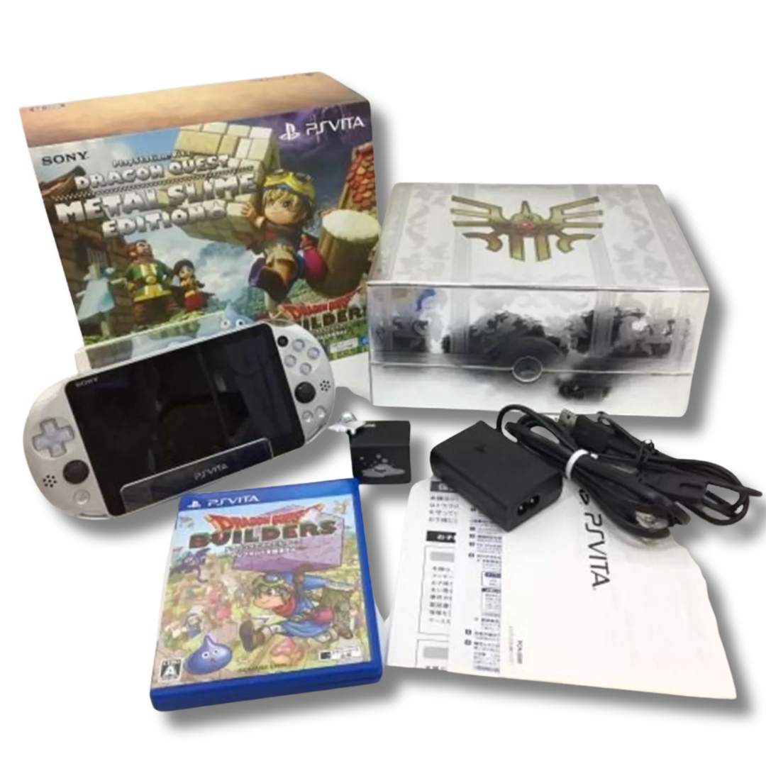PS Vita PCHJ-10028 Játékkonzol Dragon Quest Metal Slime Edition + 1 év garancia - 2