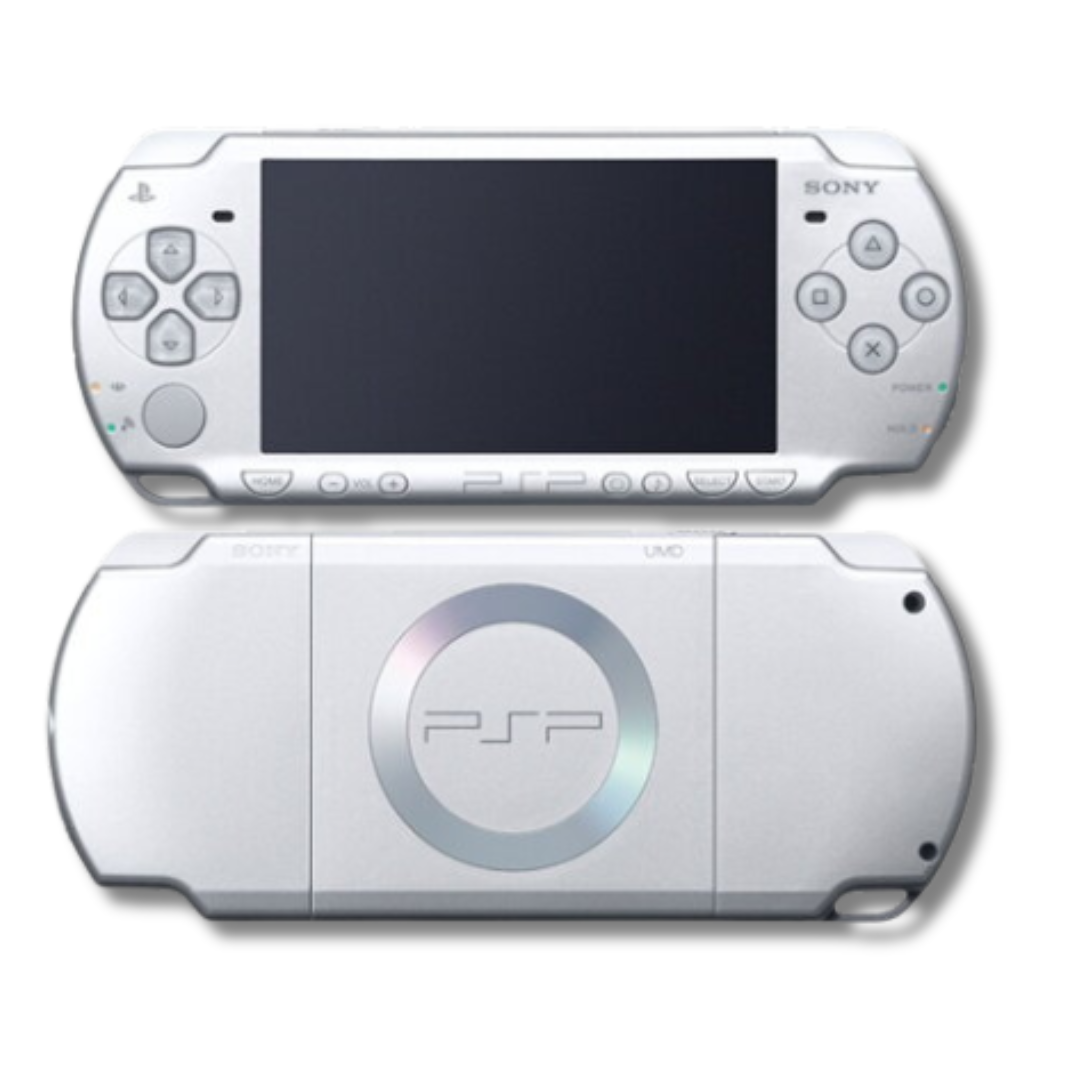 Sony PSP 2004 Silver töltővel és védőtokkal  - 4