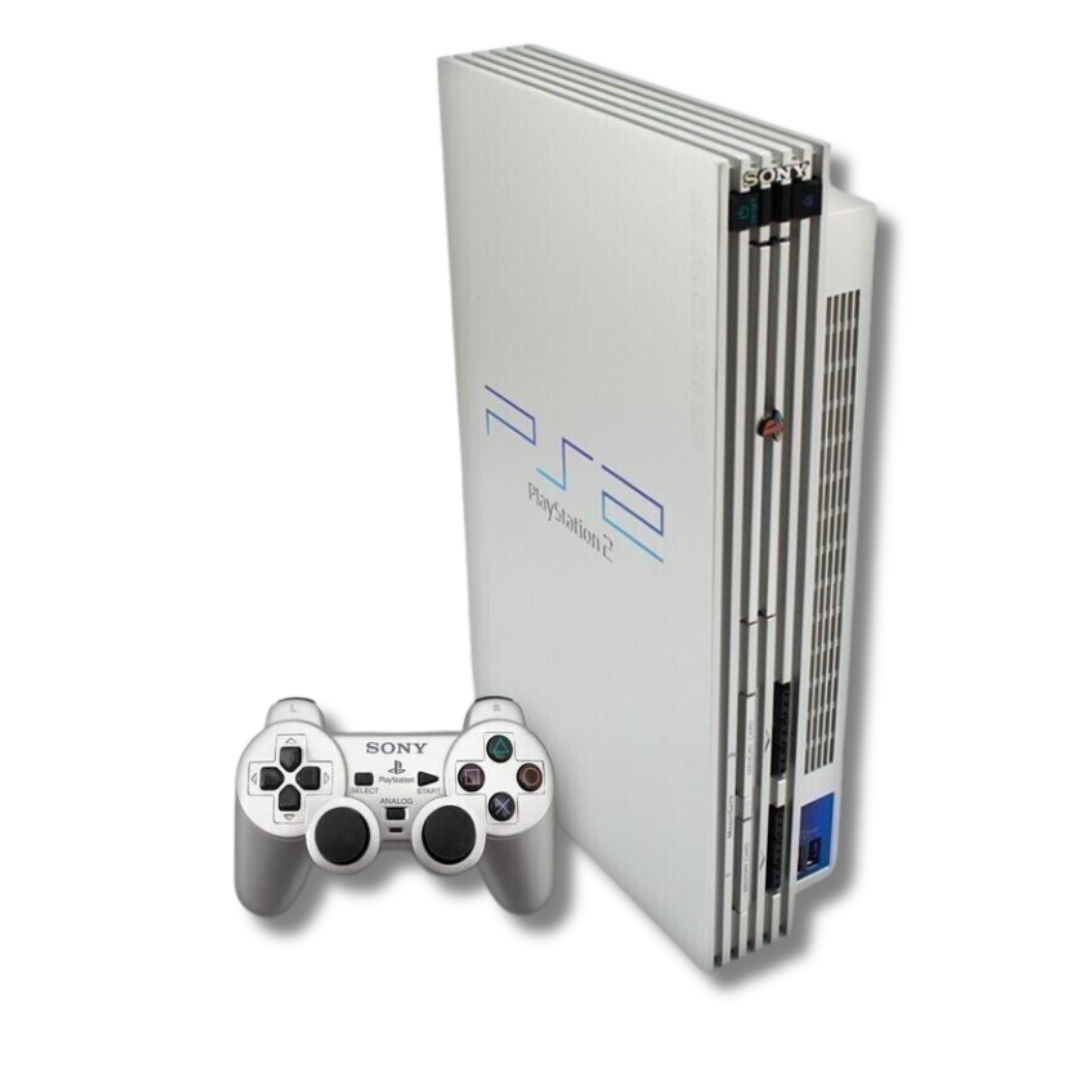 Playstation2 Fat konzol – Satin Silver kiadás +1 év garancia gyári dobozában - 2