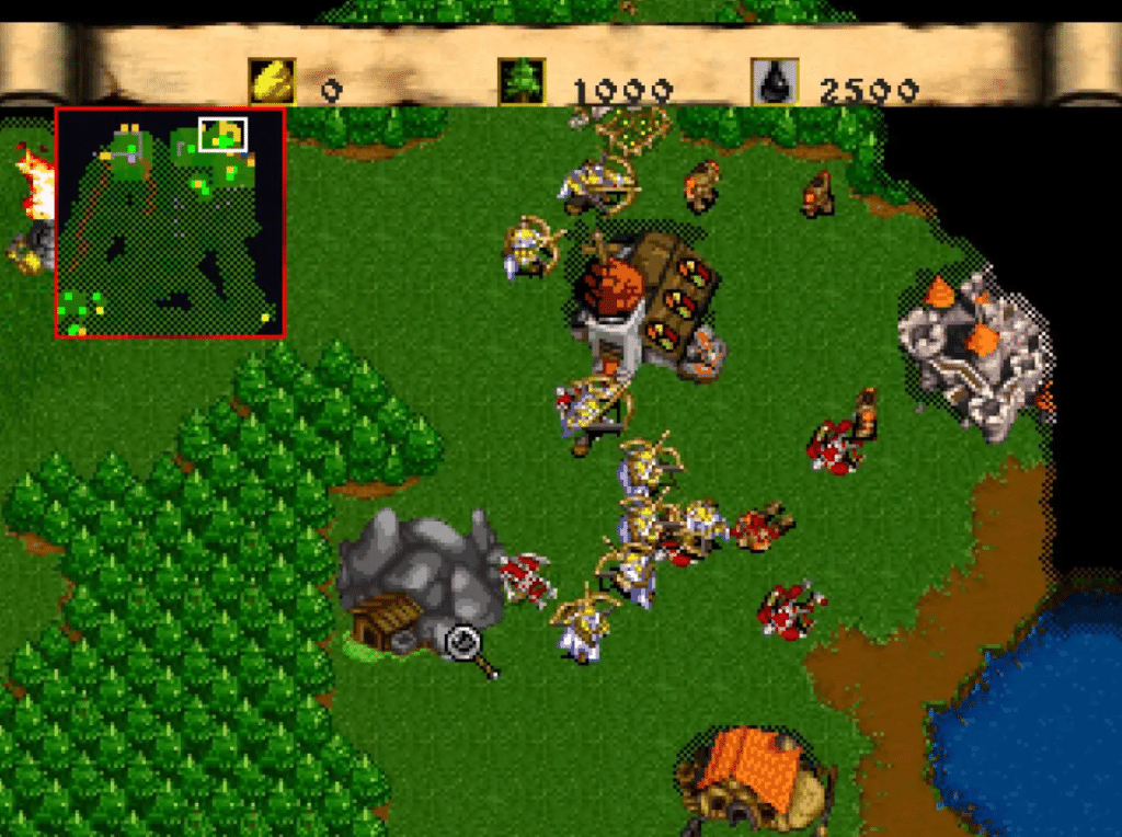 WarCraft  II The Dark Saga  - PS1 /tok, borító és kézikönyv nélkül/ - 2
