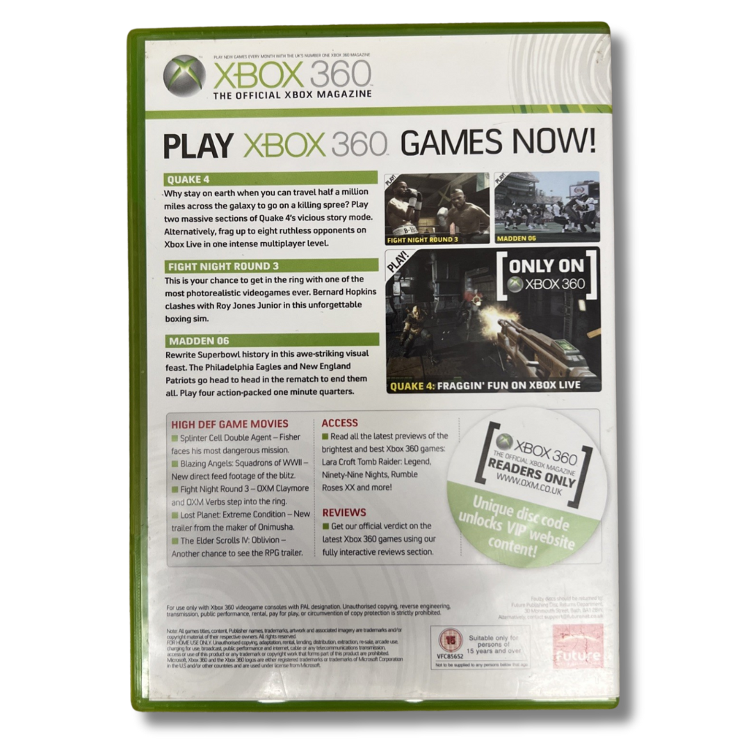 Quake 4 - Fight Night 3 - Madden 06 - Xbox 360 Magazine Demo Disc 06 - 6