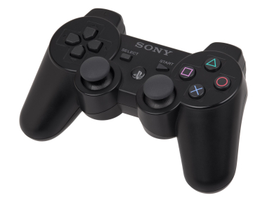 Playstation 3 (PS3) Wireless  Kontroller - Charcoal Black - Fekete /gyári doboz nélkül/ - 4