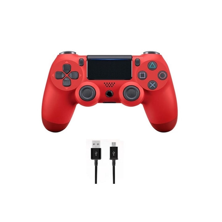 Sony PS4 Wireless kontroller - Magma Red CUH-ZCT2U /gyári doboz nélkül/ - 3