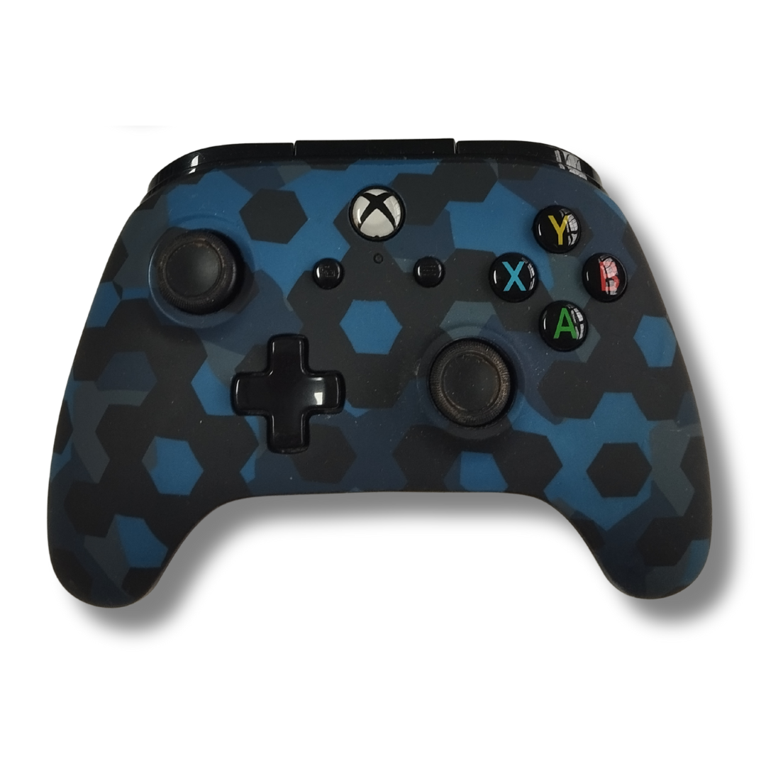 PowerA Xbox One Kontroller - Blue Camo - Kék-szürke terepmintás /gyári doboz nélkül/ - 3