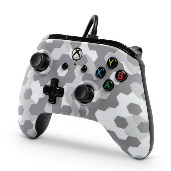 PowerA  Xbox One Vezetékes Kontroller - Arctic Frost Camo - szürke-fehér /gyári doboz nélkül/ - 2