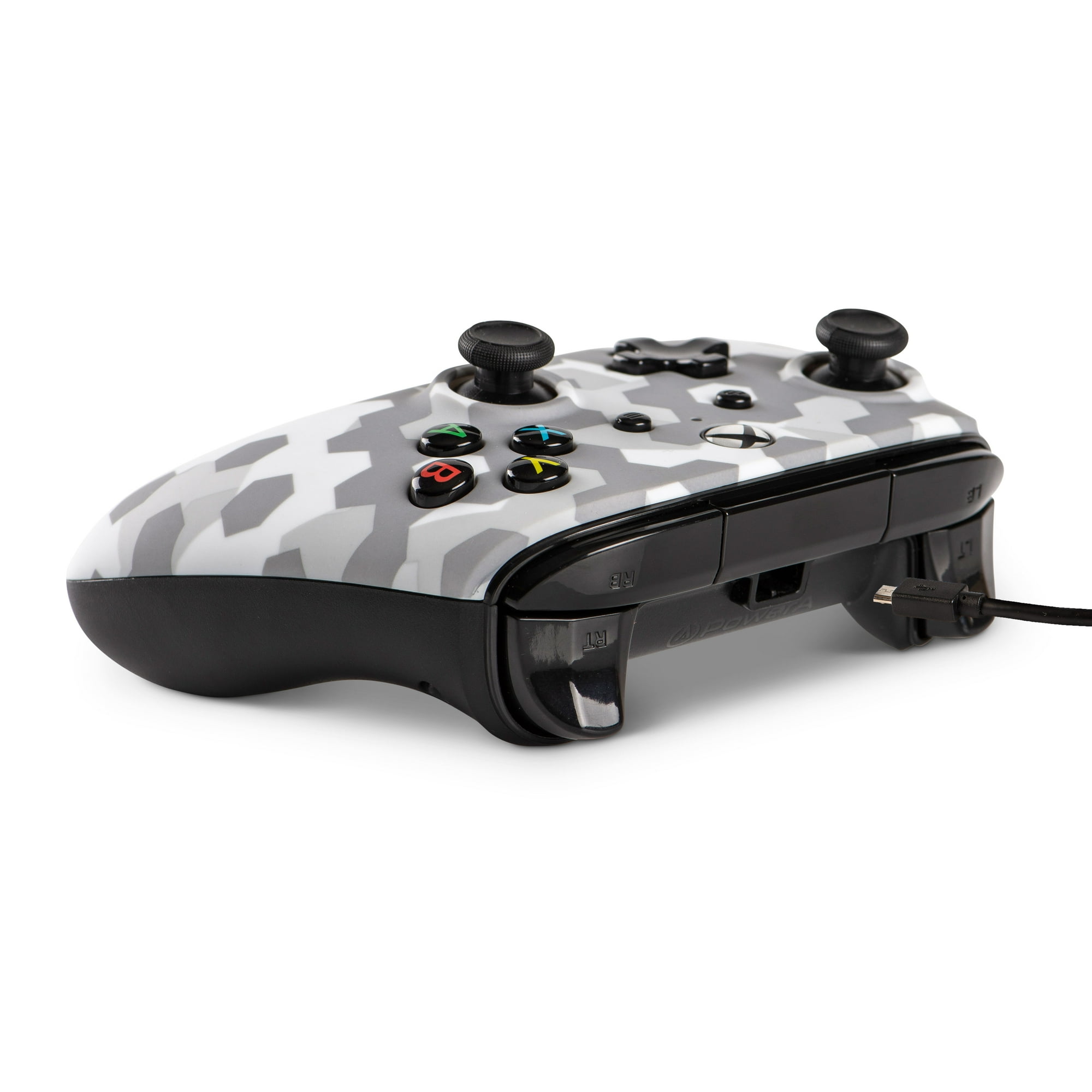 PowerA  Xbox One Vezetékes Kontroller - Arctic Frost Camo - szürke-fehér /gyári doboz nélkül/ - 3
