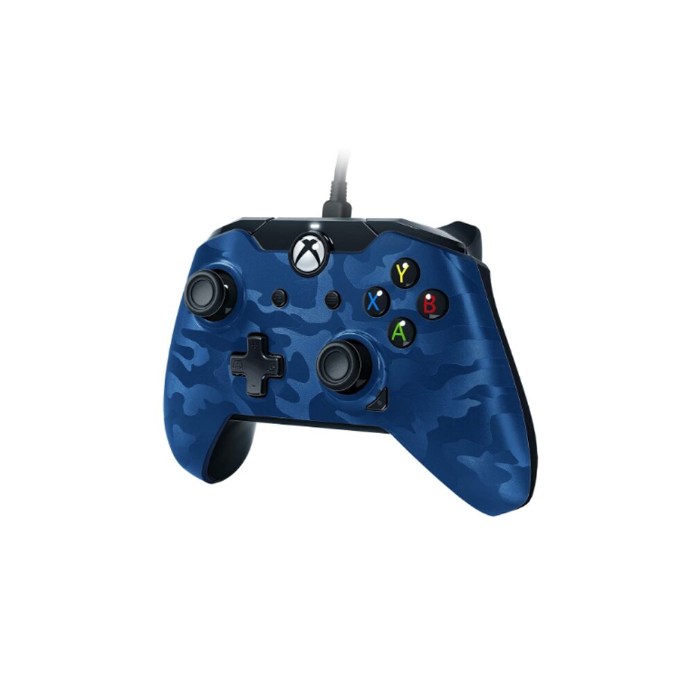 PDP Xbox One Vezetékes Kontroller - Revenant Blue - Kék-terepmintás /gyári doboz nélkül/ - 3