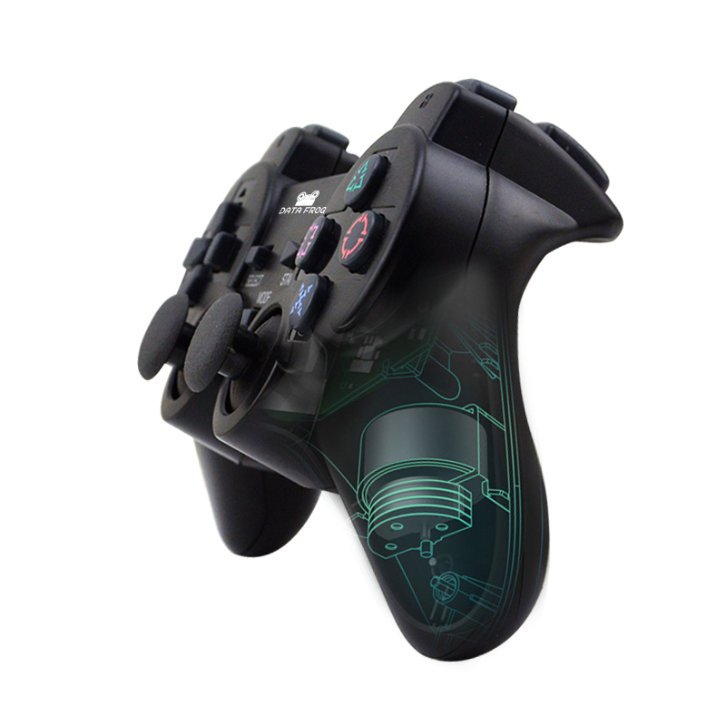 DATA FROG Playstation2 Double Vibration vezetékes kontroller /gyári doboz nélkül/ - 2