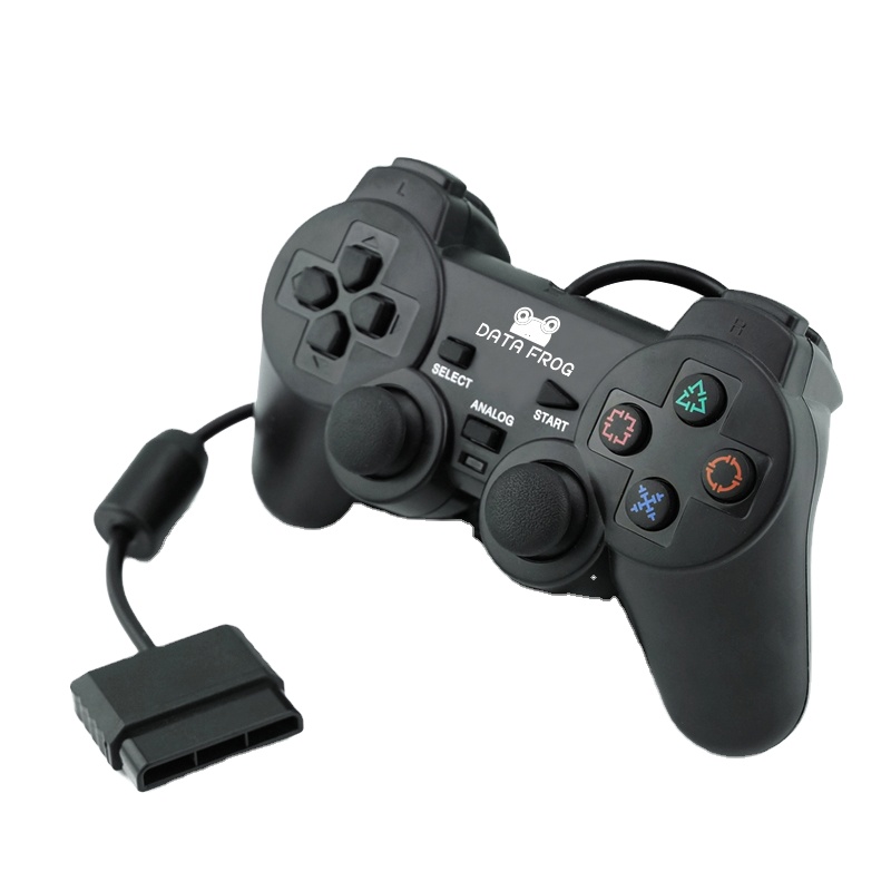 DATA FROG Playstation2 Double Vibration vezetékes kontroller /gyári doboz nélkül/ - 3