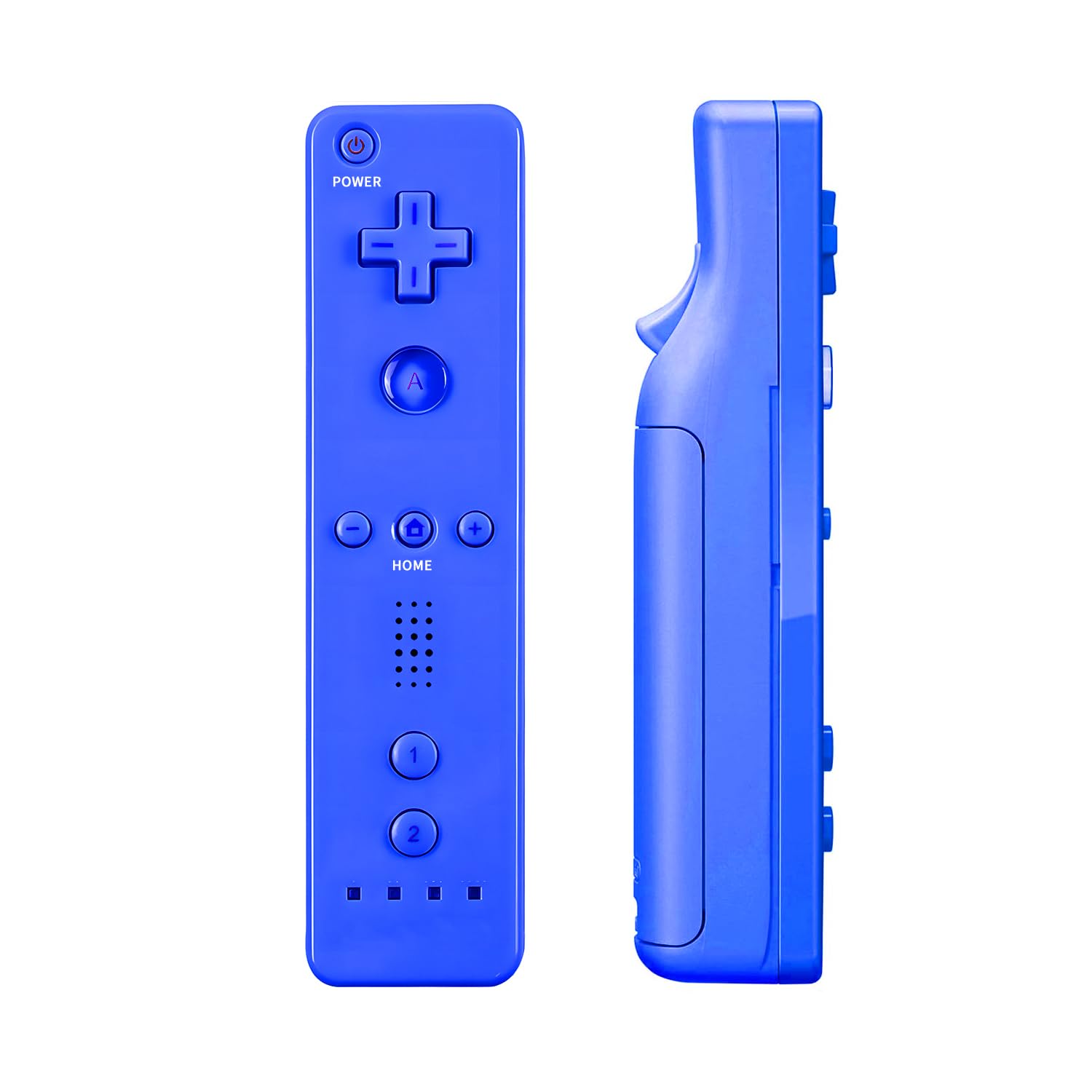 QUMOX Nintendo Wii Vezeték nélküli Távirányító és Nunchuck – Dark Blue /gyári doboz nélkül/ - 2