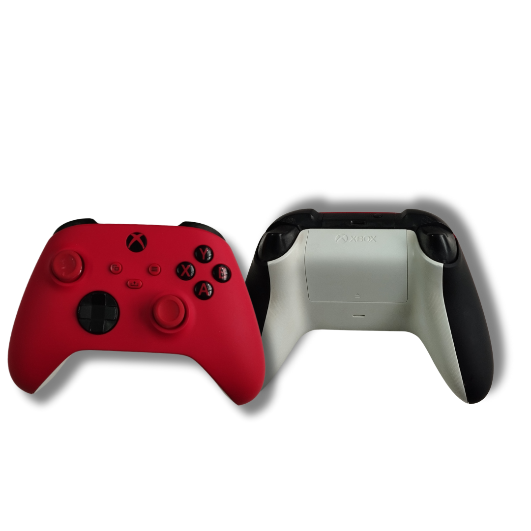 Microsoft Xbox One/Series X/S Wireless Kontroller - Red-Black /gyári doboz nélkül/ - 3
