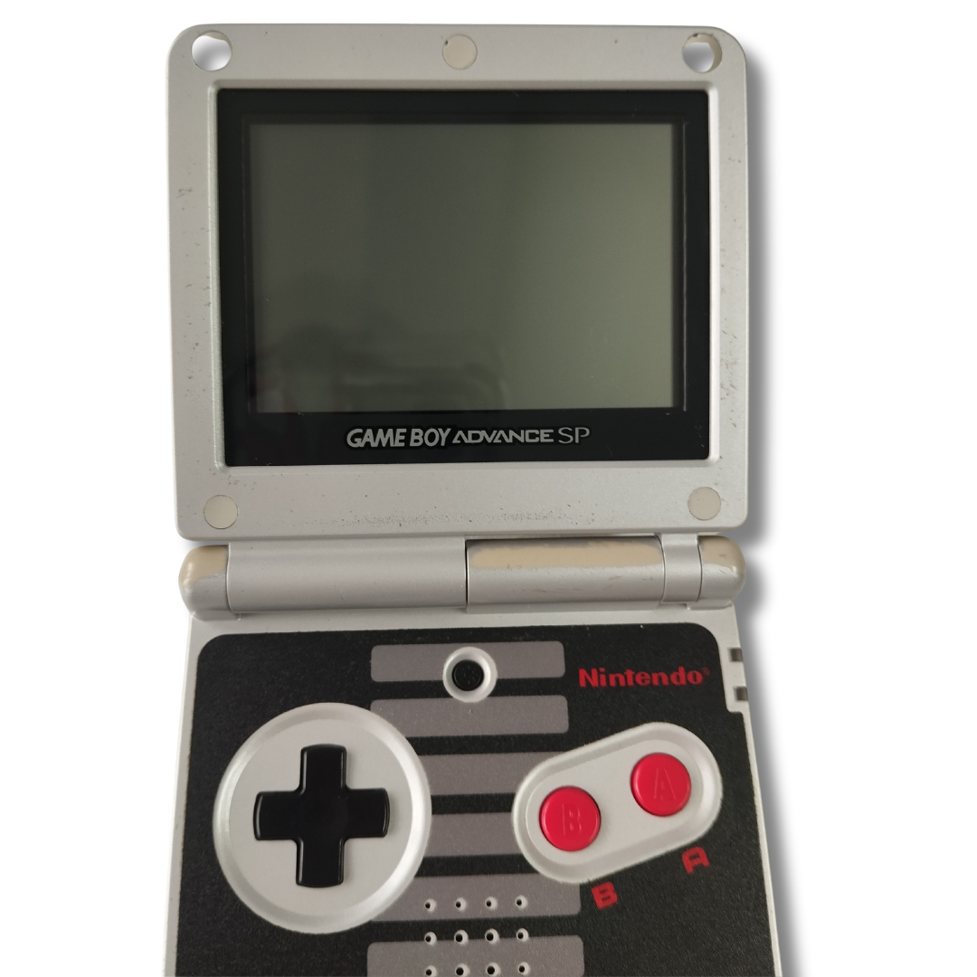 Nintendo Game Boy Advance SP konzol NES Klasszikus Kiadás (AGS-001) – Onyx, Eredeti /gyári doboz nélkül/ - 2