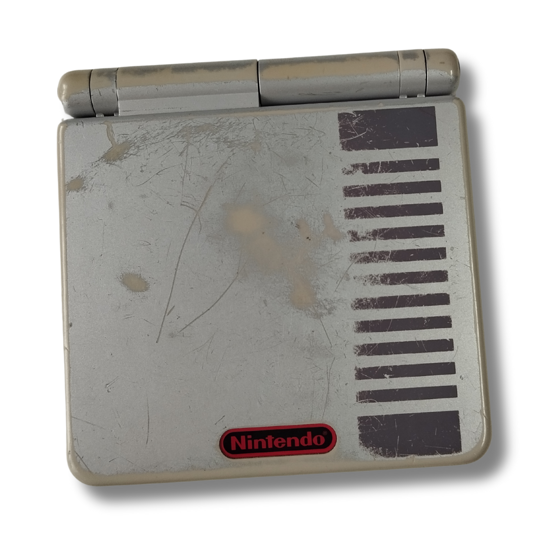 Nintendo Game Boy Advance SP konzol NES Klasszikus Kiadás (AGS-001) – Onyx, Eredeti /gyári doboz nélkül/ - 3