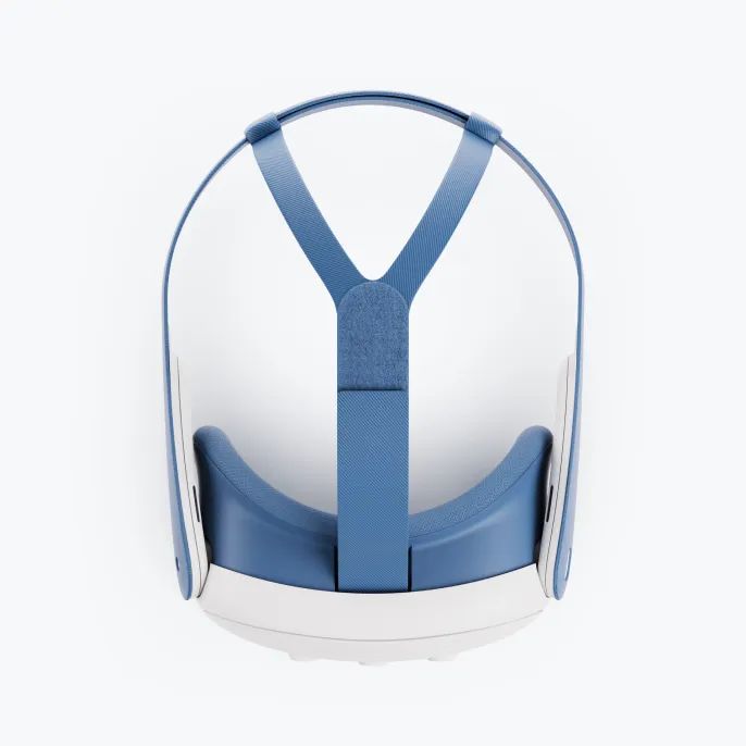 Meta Quest 3 Facial Interface and Head Strap – Elemental Blue 899-00630-01 /arcpárna és fejpánt/ - 4