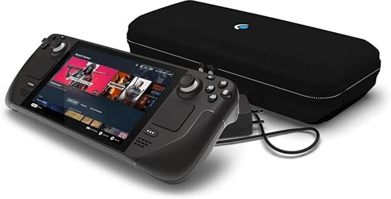 Valve Steam Deck LCD – 256 GB hordozható játékkonzol - fekete /tokkal/ - 4