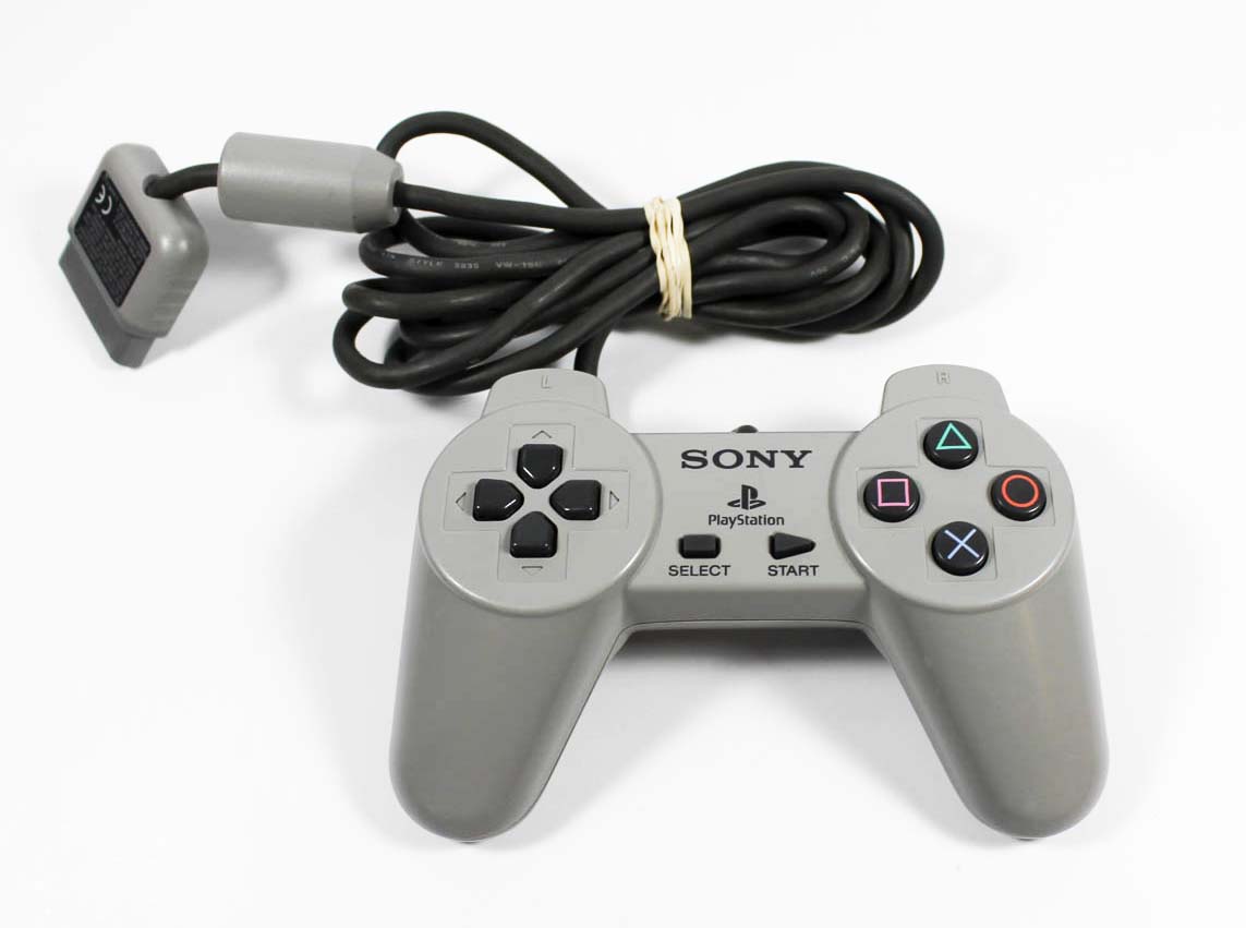 Sony Playstation 1 analóg nélküli  kontroller - szürke /gyári doboz nélkül/ - 3