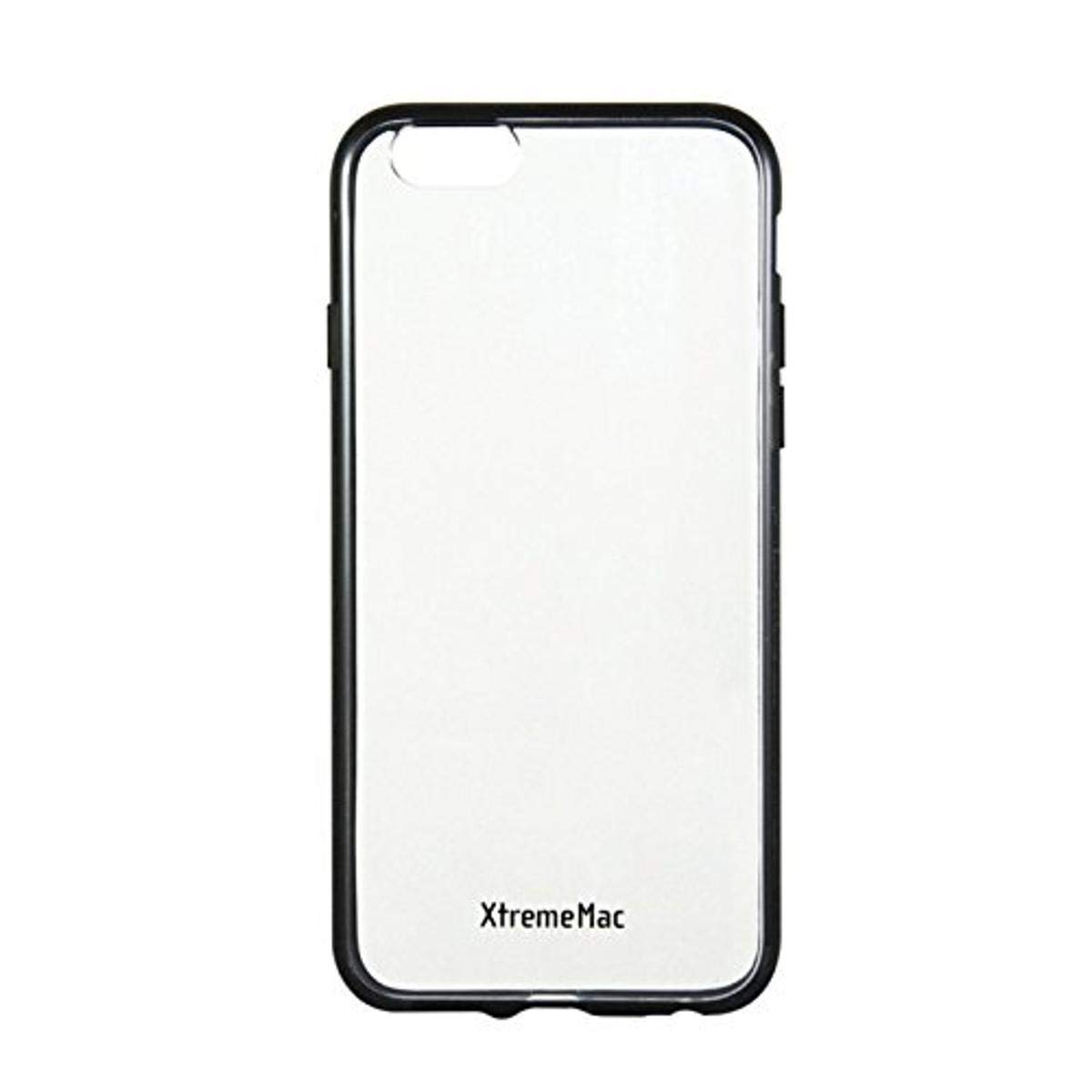 XtremeMac Soft Grip Back Clear Case Microshield Accent tok – iPhone 6 Plus - Fekete  - 2