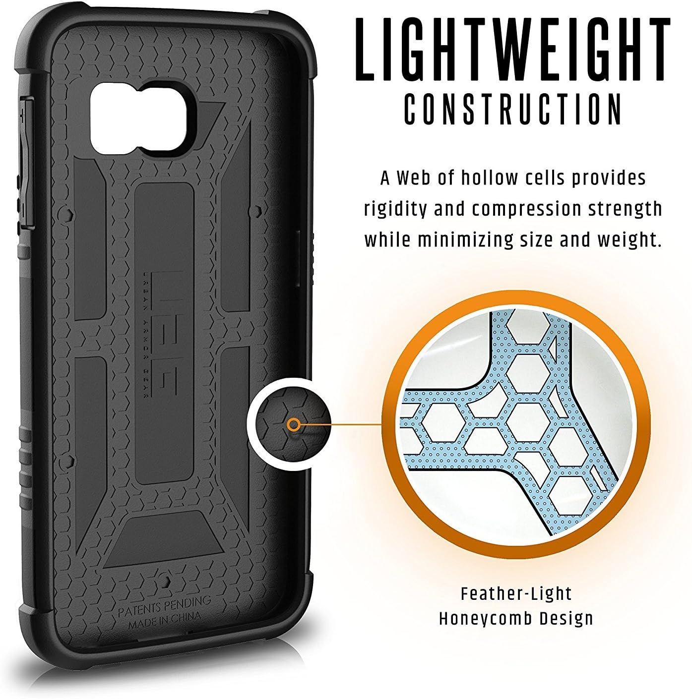 UAG Samsung Galaxy S6 Anti-Shock Rugged Cover telefontok – fekete - 4