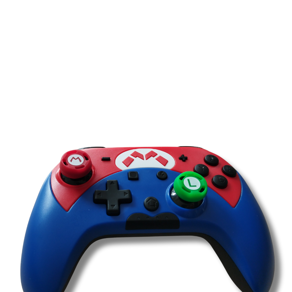 Nintendo Switch Joy-Con analóg karvédő sapka szett – Mario dizájn (4 db) - 5