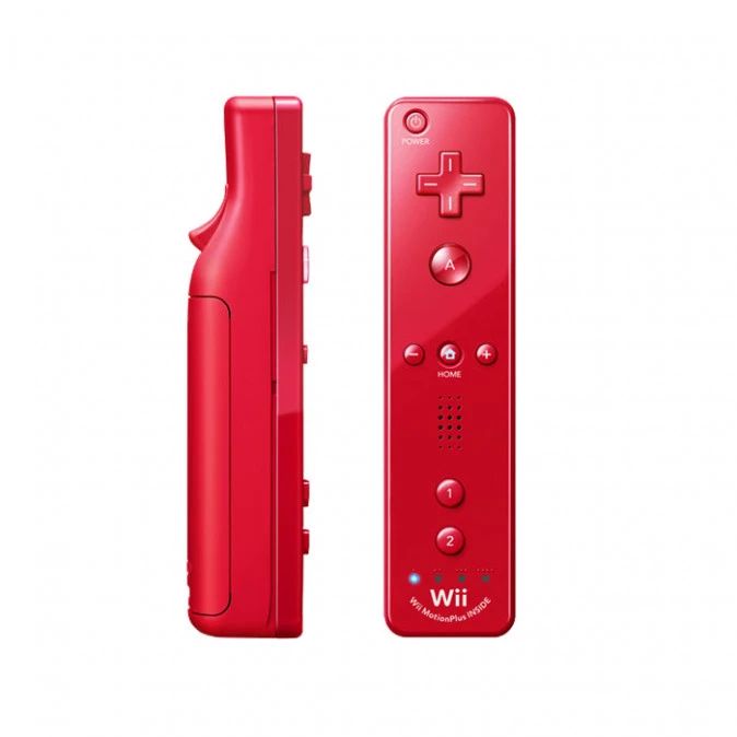 Nintendo Wii játékkonzol (piros) + 1 év garancia /gyári doboz nélkül/ - 4