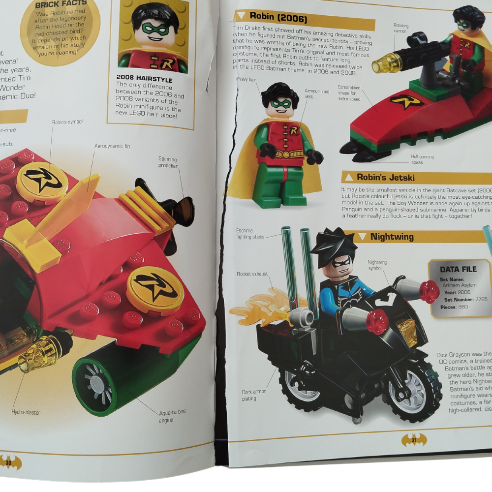 The LEGO DC Universe Super Heroes Batman Visual Dictionary könyv /angol nyelvű, minifigura nélkül/ - 4
