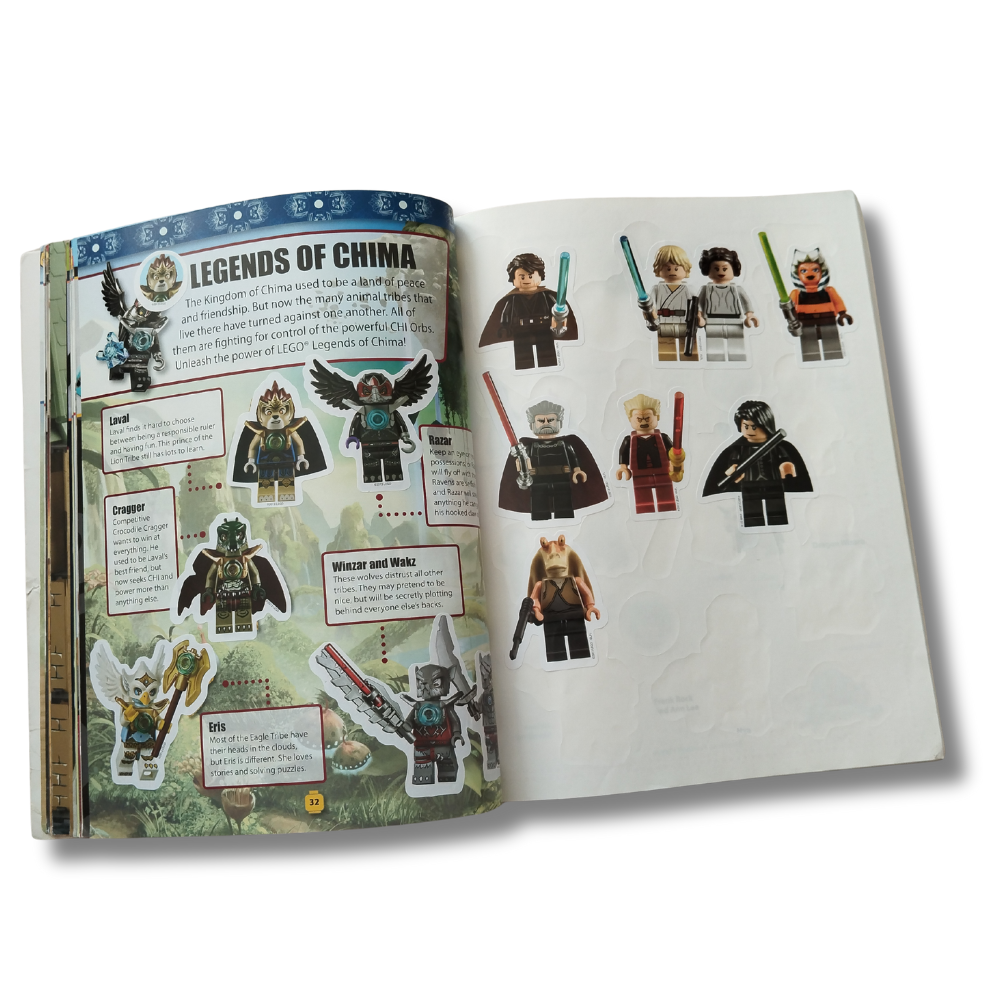 LEGO Amazing Minifigure Ultimate Sticker Collection matricagyűjtő könyv matricákkal /angol nyelvű/ - 4