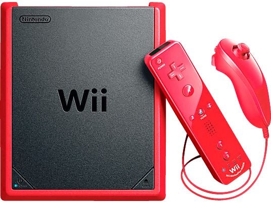 Nintendo Wii Mini játékkonzol - Piros + 1 év garancia /gyári doboz nélkül/ - 4