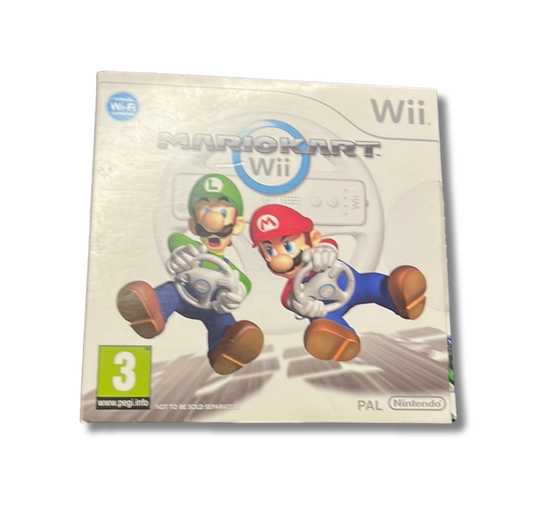 Mario Kart Wii + Nintendo Wii Wheel kormány /gyári doboz nélkül/ - 4