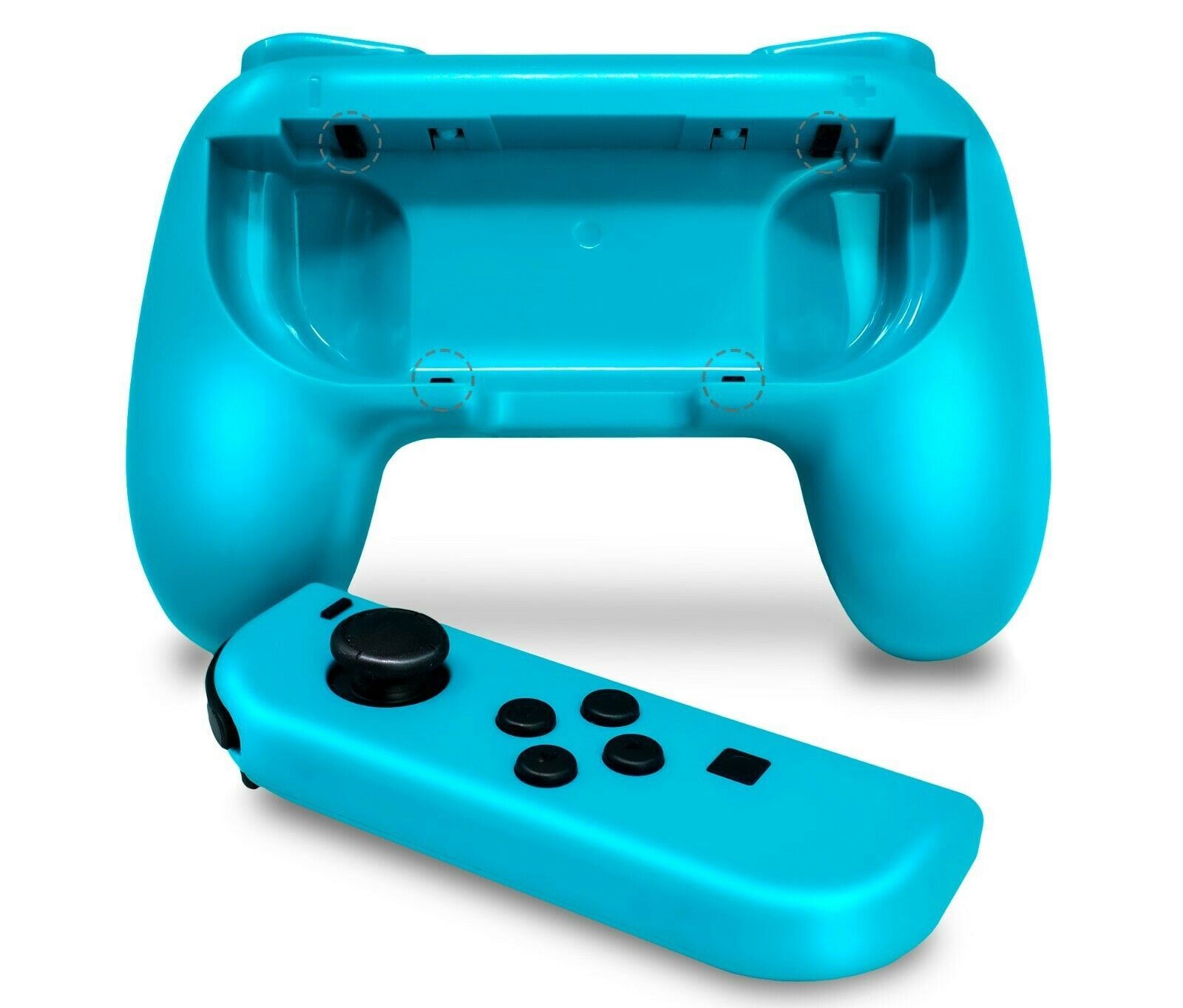 Nintendo Switch / OLED Joy-Con komfort grip készlet (2 db) – piros és kék /gyári dobozában/ - 3