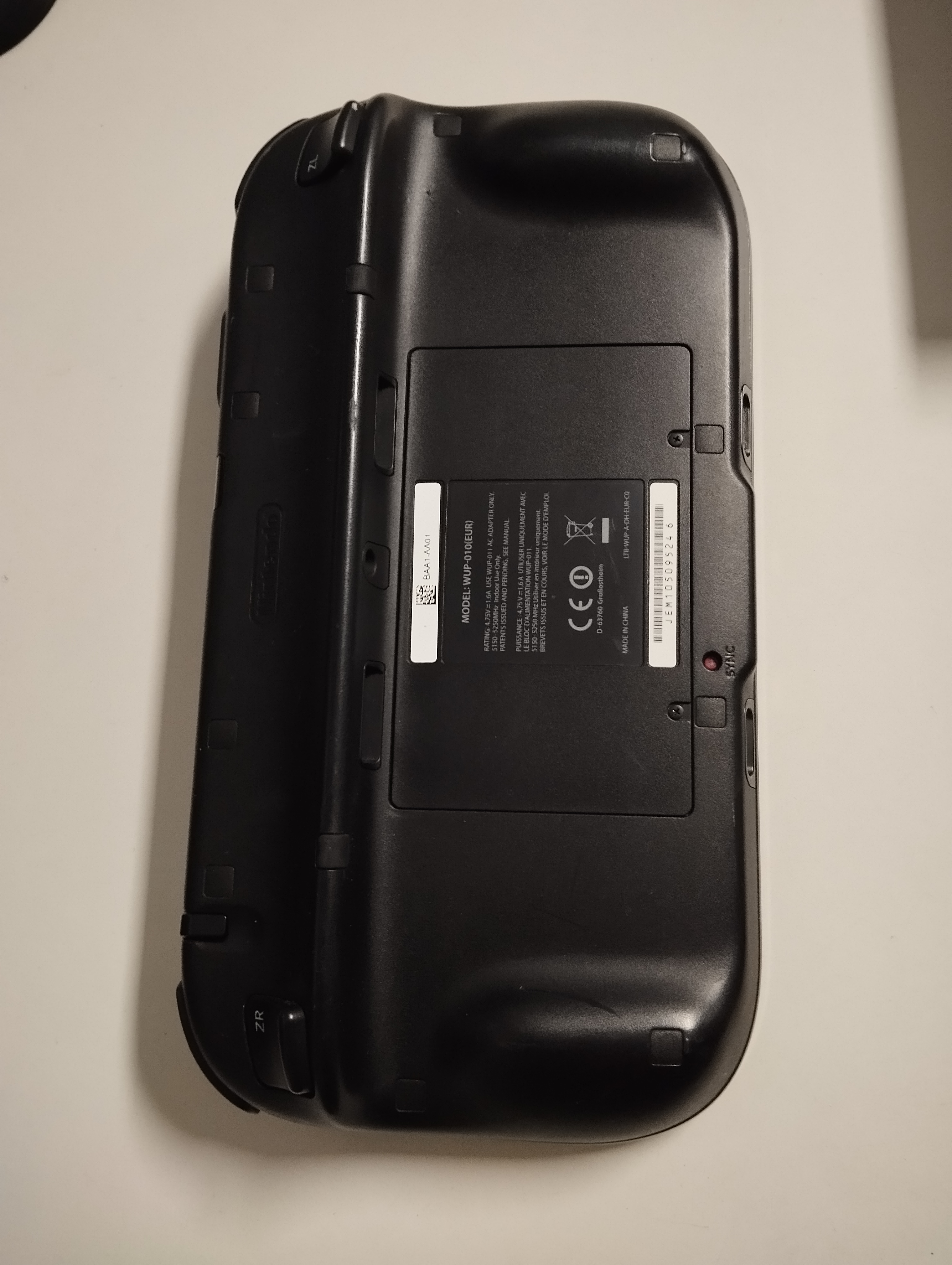 Nintendo Wii U játékkonzol - fekete /gyári doboz nélkül/ - 4