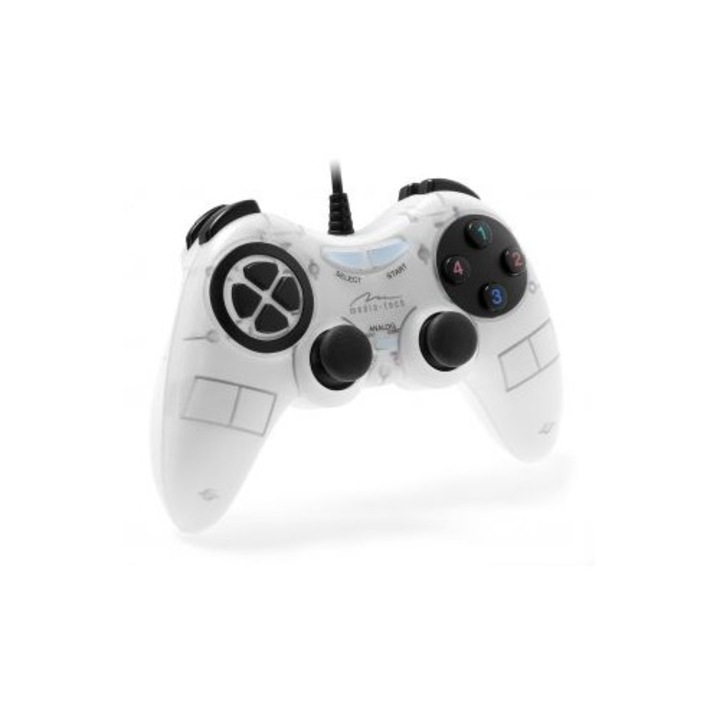 Media-tech Corsair II kontroller -  PS3/PC - fehér - 2