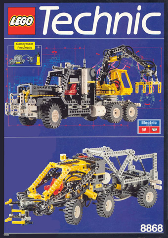LEGO® 8868 Technic Air Tech Claw Rig – Pneumatikus markoló - 2