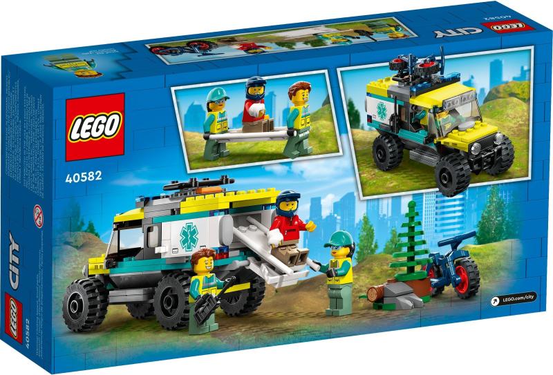 LEGO® 40582 City - 4x4 terepjáró mentőautó - 4x4 Off-Road Ambulance Rescue - 3